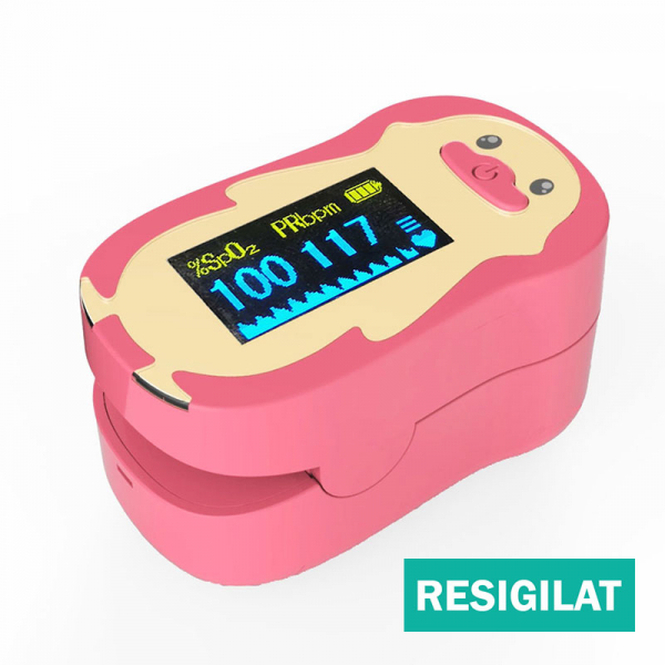 Pulsoximetru RedLine FS20P, pentru copii 2-12 ani, roz, resigilat [1]