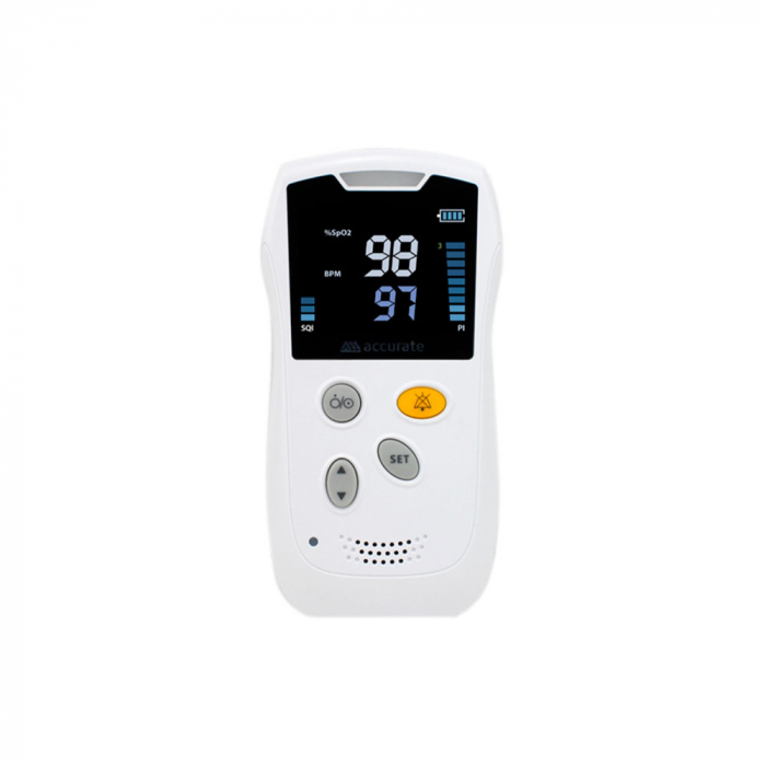 Pulsoximetru portabil Accurate HS10A, senzor neonatal, senzor pediatric, senzor adulti, display LCD, functie de alarma, baterii incluse [3]