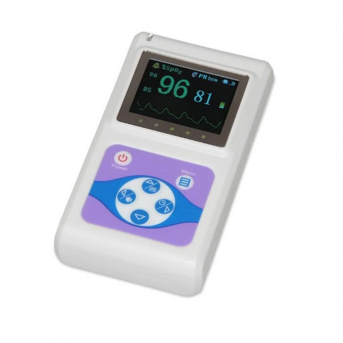 Pulsoximetru profesional Contec CMS60D, model 2025, senzor adulti, pediatric, masoara saturatia de oxigen si rata pulsului [3]