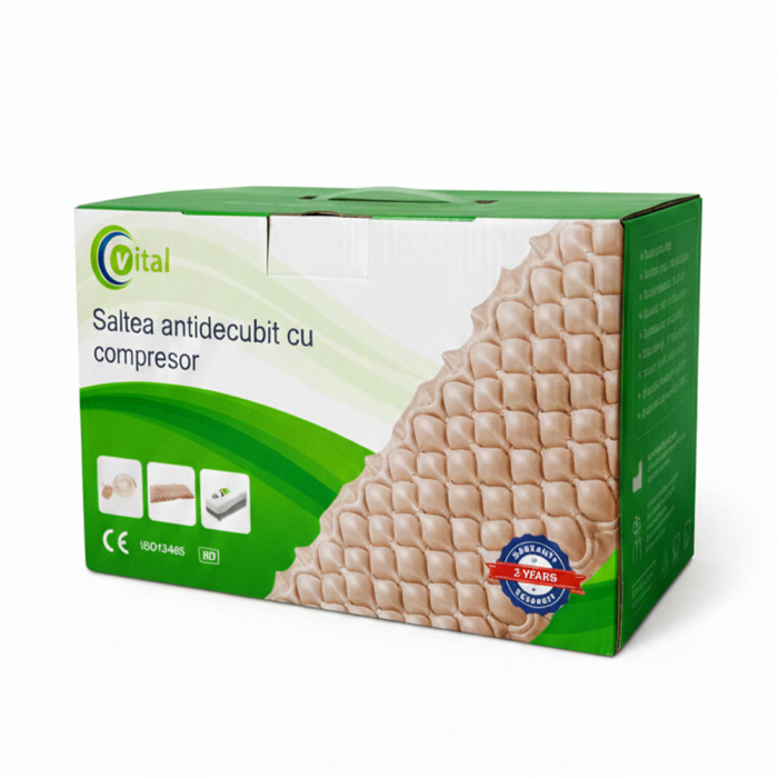 Saltea antiescara cu compresor VitalMed KY-QJ-01, greutate maxima 130kg, 200 x 888 x 6.5 cm [2]
