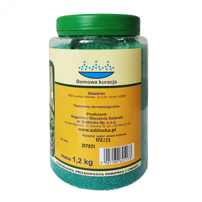 Sare termala SPA iodine-bromine Zablocka pentru baie, 1,2 kg [3]