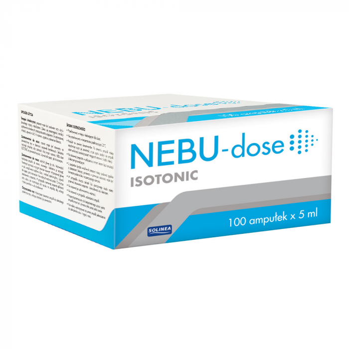 Ser fiziologic izotonic Solinea NEBU-dose concentratie 0.9%, 100 monodoze x 5 ml [5]