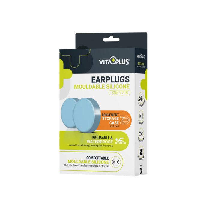Set 3 perechi dopuri de urechi VitaPlus, din silicon modelabil, pentru reducerea zgomotului, confortabil, eficient [3]