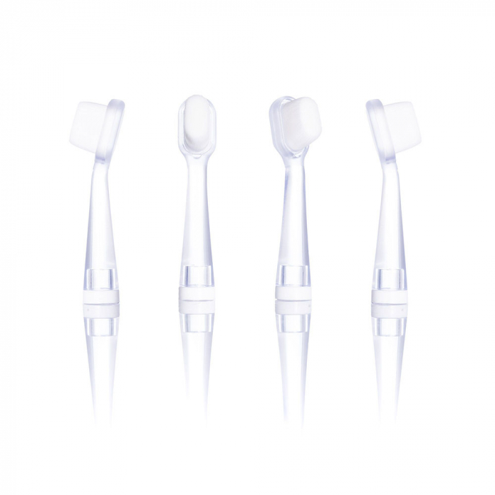 Set 4 rezerve periuta de dinti Vitammy Bunny, fibre nano, Alb [2]