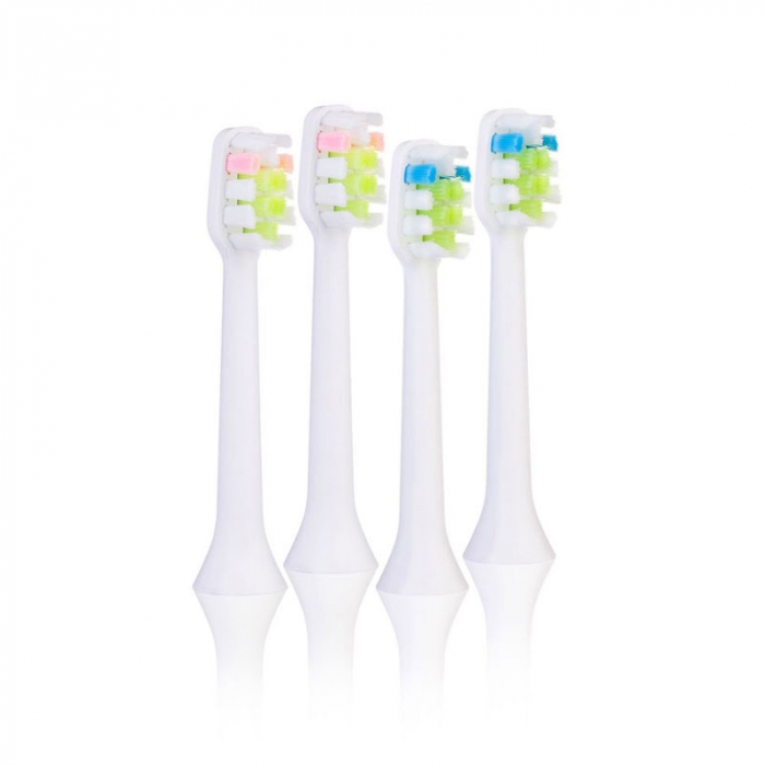 Set 4 rezerve periuta de dinti VITAMMY Symphony, Alb, TH1911-4 White [4]