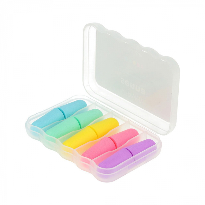 Set 5 perechi dopuri de urechi Vitammy Senna, pentru reducerea zgomotului, confortabil, eficient, Multicolor [2]