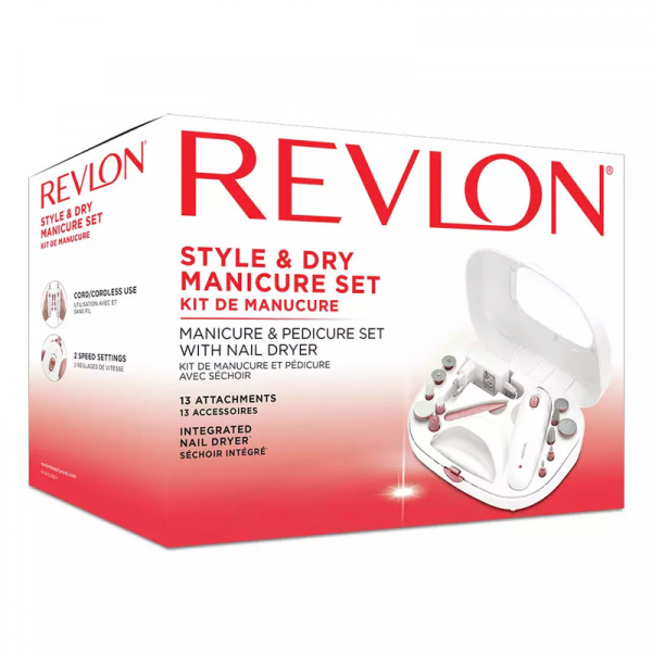 Set manichiura-pedichiura freza electrica REVLON Style & Dry RVSP3529 [2]