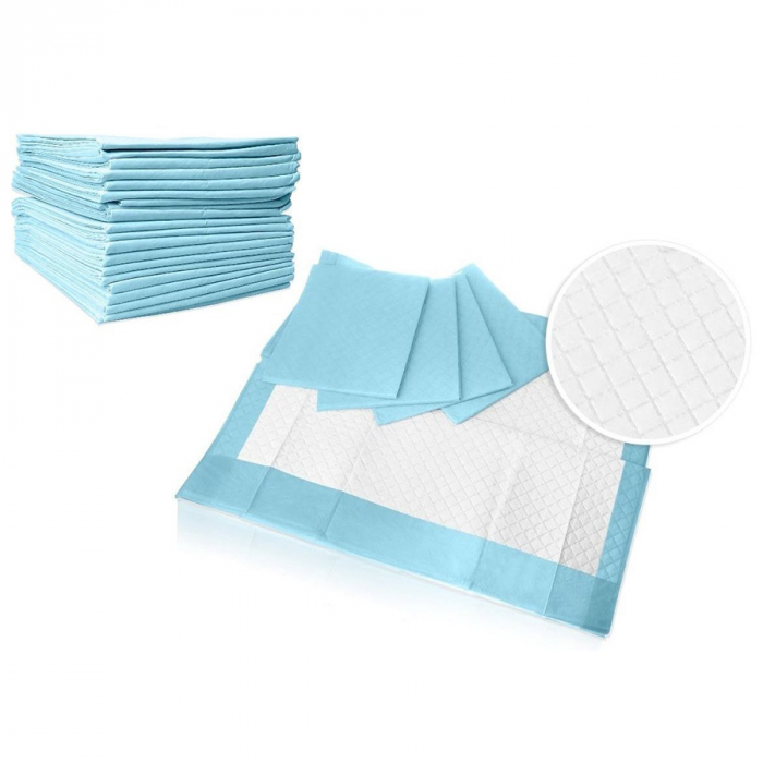 Set 25 aleze, paturici absorbante de unica folosinta VELO, protectii pentru pat, 43x60 cm, VELO-5020310 [13]