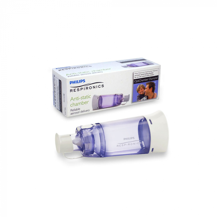 Set Camera de inhalare 1- 5 ani Philips Respironics Optichamber Diamond,  cu masca M compatibila, din silicon [2]