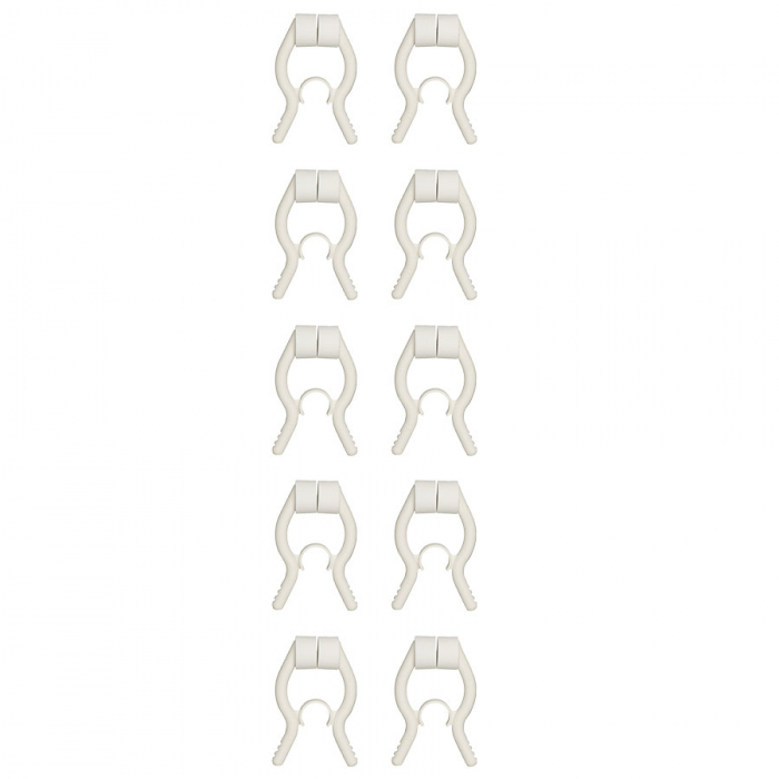 Set cleme (clesti) de nas Vitalograph, pentru spirometrie, 10 buc, Alb [3]