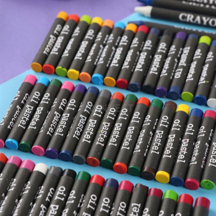 Set desen copii 145 piese, valiza portabila, creioane, carioci, acuarele, acrilice, pensule, ascutitoare, radiere, unicorn, Albastru [5]