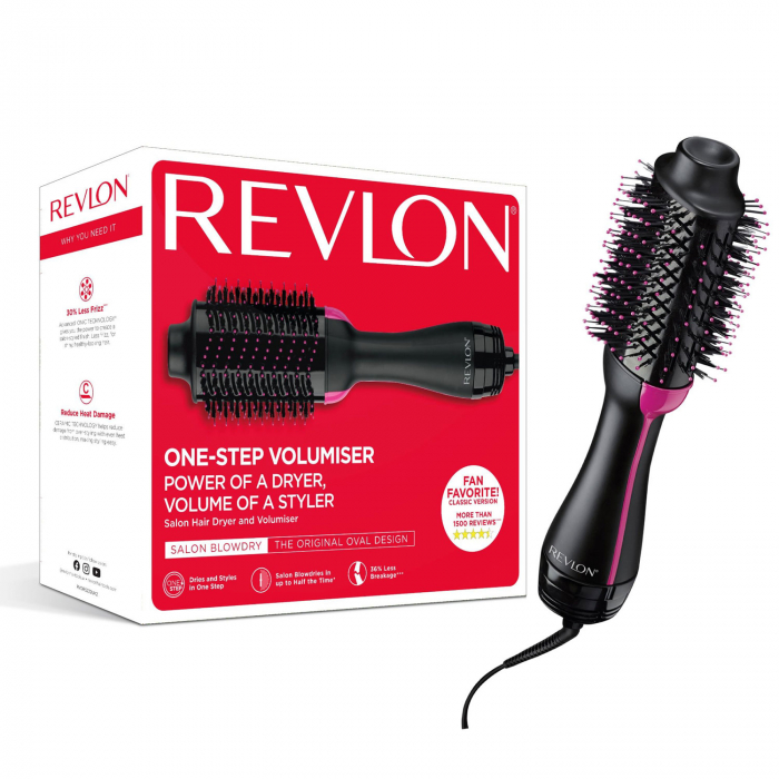 Set Perie electrica fixa REVLON One-Step Hair Dryer & Volumizer RVDR5222E2 si geanta transport RedLine Case One [3]