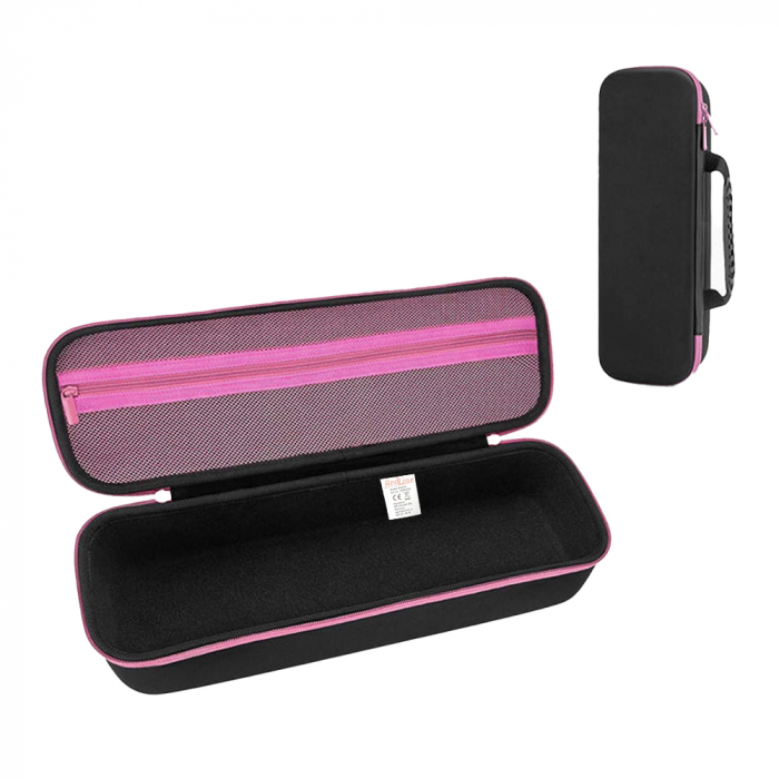 Set perie electrica fixa REVLON One-Step Hair Dryer & Volumizer RVDR5222PE roz si geanta transport RedLine Case One [10]