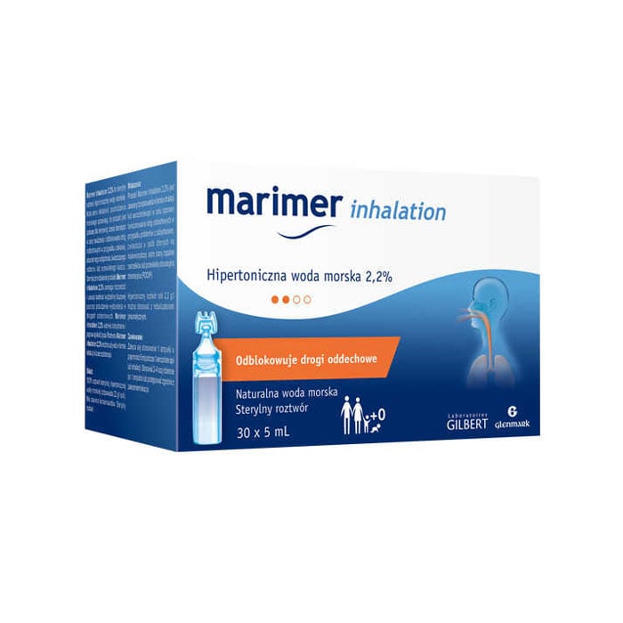 Solutie salina hipertonica Marimer 2.2%, 5 ml x 30 monodoze [2]