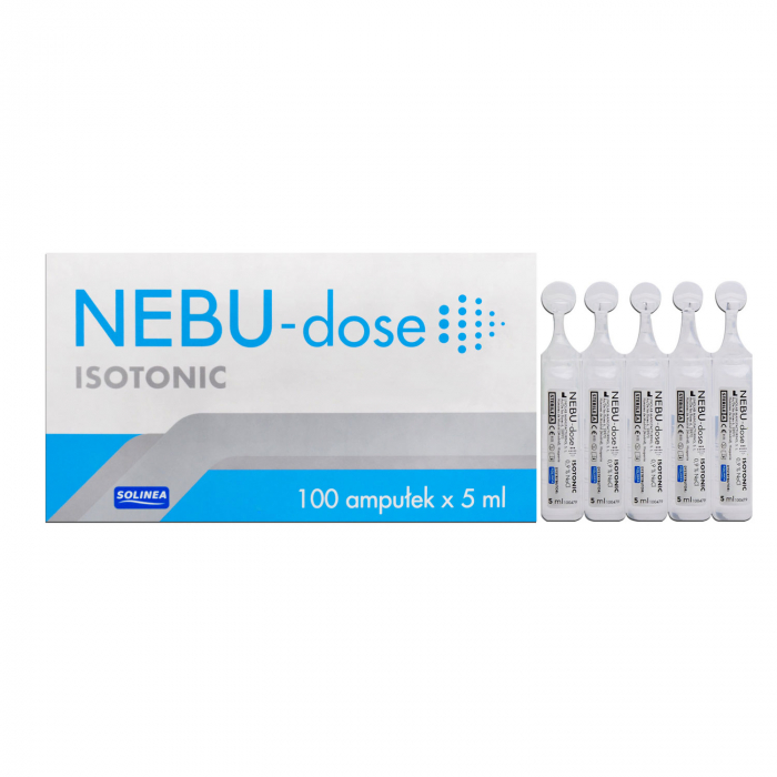 Ser fiziologic izotonic Solinea NEBU-dose concentratie 0.9%, 100 monodoze x 5 ml [6]