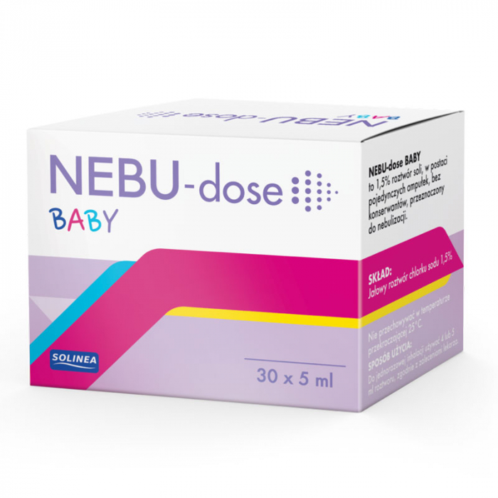Solutie salina Solinea NEBU-dose Baby concentratie 1.5 %, 30 monodoze x 5 ml [4]