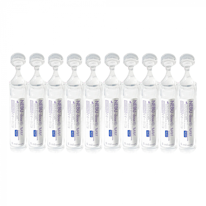 Solutie salina Solinea NEBU-dose Baby 1.5 %, 10 monodoze x 5 ml, pentru bebelusi si copii [2]