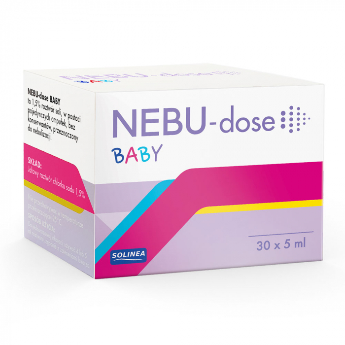 Solutie salina Solinea NEBU-dose Baby concentratie 1.5 %, 30 monodoze x 5 ml [5]