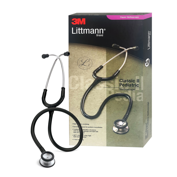 Stetoscop pediatric 3M Littmann Classic II 2113, diafragma mica de 3.3 cm, Negru [4]