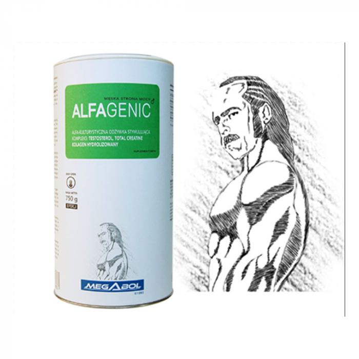 Supliment Megabol Alfagenic, pentru barbati, sustine profilul hormonal masculin, creste puterea, masa musculara si accelereaza regenerarea dupa antrenament intens, 750 g [2]