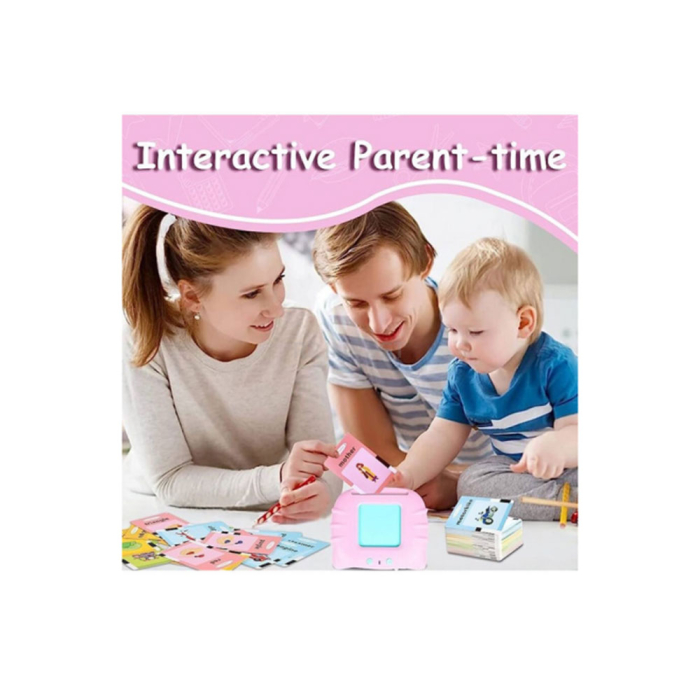 Tableta educativa pentru invatarea limbii engleze, cititor electronic interactiv, 224 carduri cuvinte si imagini, incarcare USB [6]
