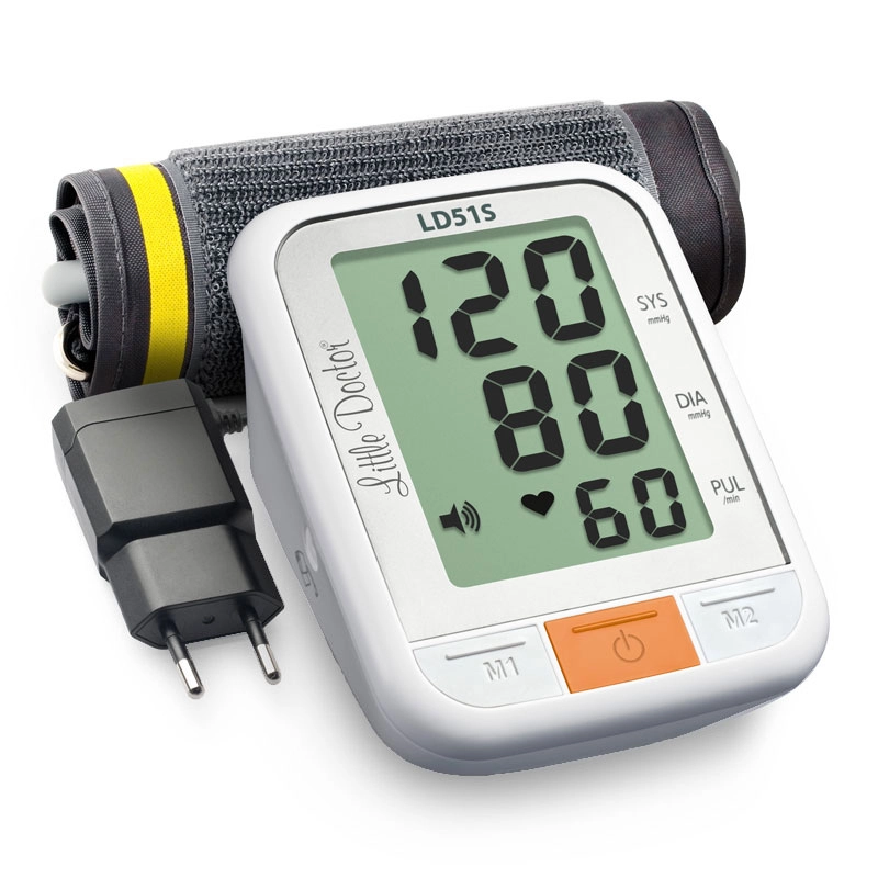 Tensiometru de brat Little Doctor LD 51S, anuntare vocala limba romana, adaptor inclus, validat clinic, resigilat [2]