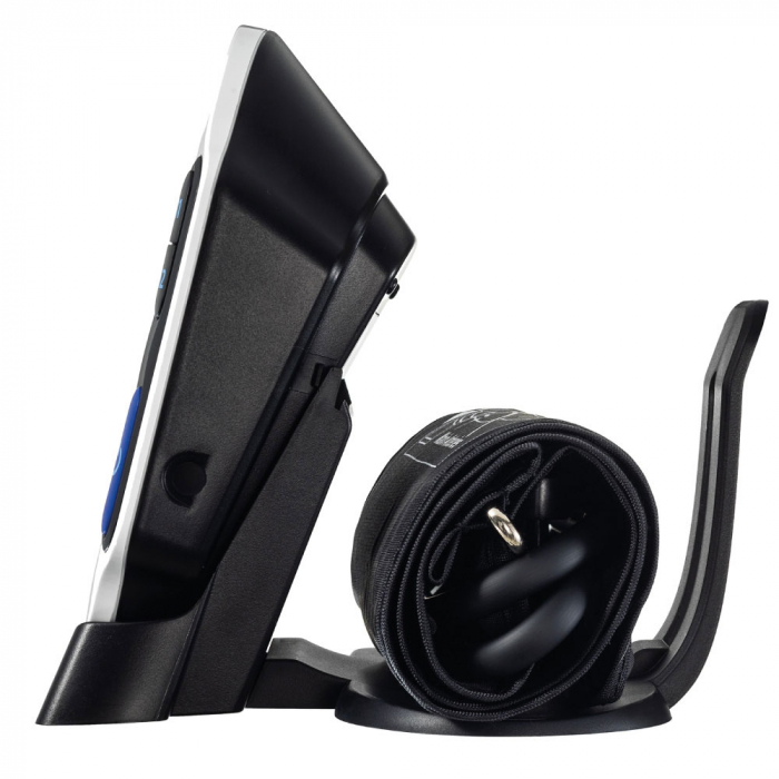 Tensiometru electronic de brat Novama Pro, masurare in timpul umflarii mansetei, 2 moduri de masurare, memorare 2 utilizatori x 90 rezultate, detectarea fibrilatiei atriale, manseta universala 22 - 42 cm, suport [5]