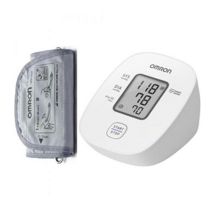Tensiometru electronic de brat Omron M2 Basic, HEM-7121J-E, manseta 22 - 32 cm, cu adaptor AC original [5]