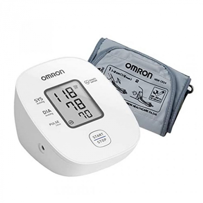 Tensiometru electronic de brat Omron M2 Basic, HEM-7121J-E, manseta 22 - 32 cm, cu adaptor AC original [4]