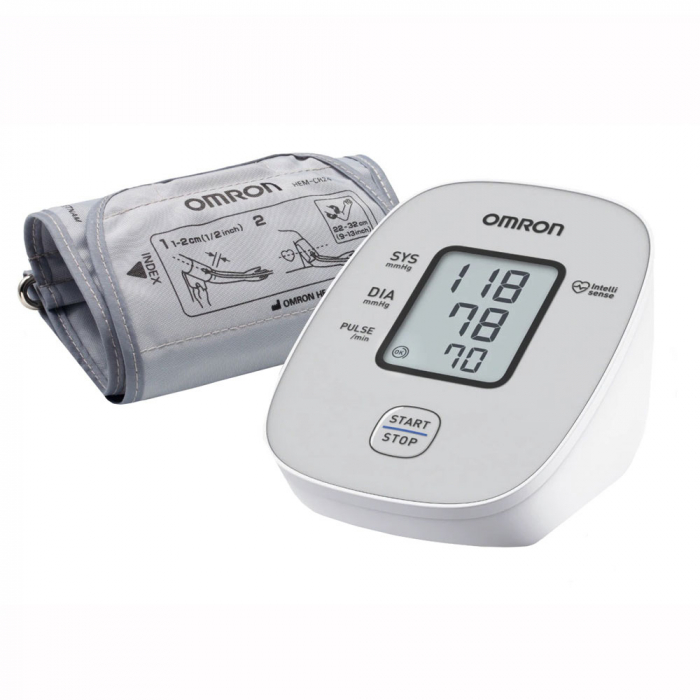 Tensiometru electronic de brat Omron M2 Basic, HEM-7121J-E, manseta 22 - 32 cm, cu adaptor AC original [3]