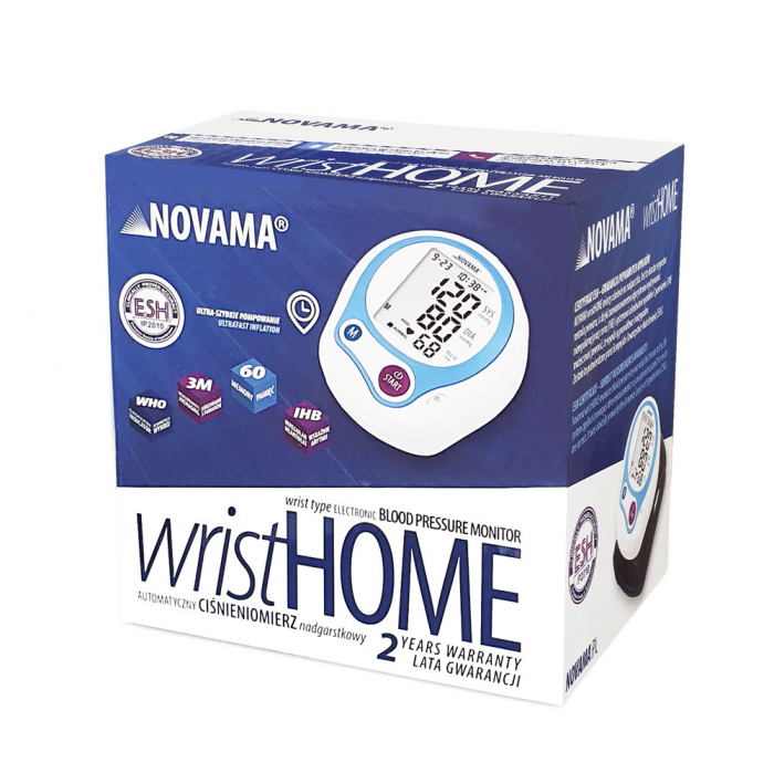 Tensiometru electronic de incheietura Novama Wrist Home, detectare aritmie, medie 3 masuratori, cutie de transport [7]