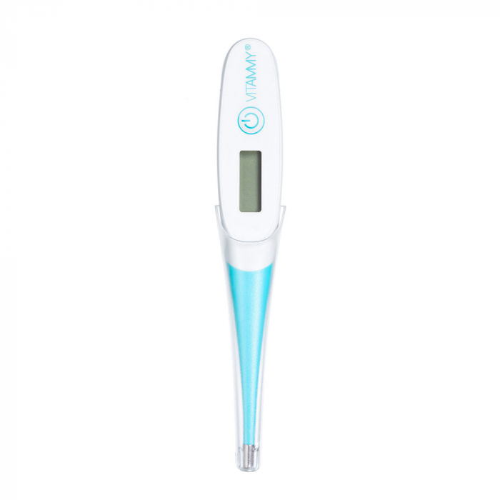 Termometru electronic tip stilou cu varf flexibil Vitammy Nano 3, functie alarma pentru febra, memorarea ultimei masuratori, husa protectie [3]