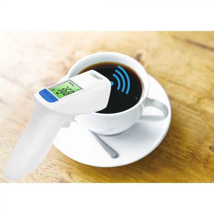 Termometru non-contact Vitammy Flash HTD8816C, tehnologie infrarosu, pentru frunte [4]