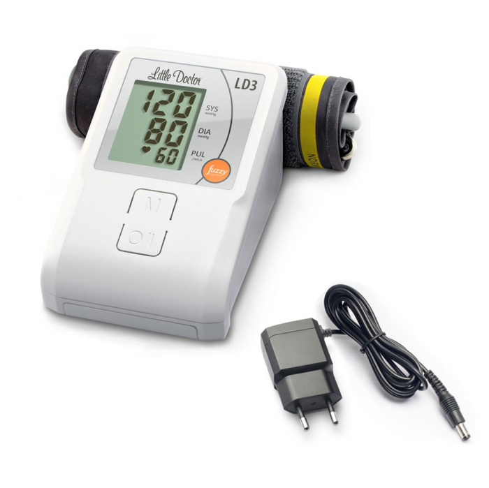 Pachet tensiometru electronic de brat Little Doctor LD3 cu adaptor priza [1]