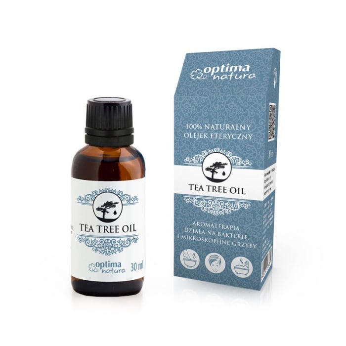 Ulei esential de Tea Tree (Arbore de ceai), Optima Natura, 30 ml, pentru infectii fungice, acnee, negi [1]