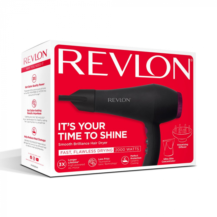Uscator de par REVLON Smooth Brilliance RVDR5251E1, 2 viteze, 3 trepte de temperatura, resigilat [8]
