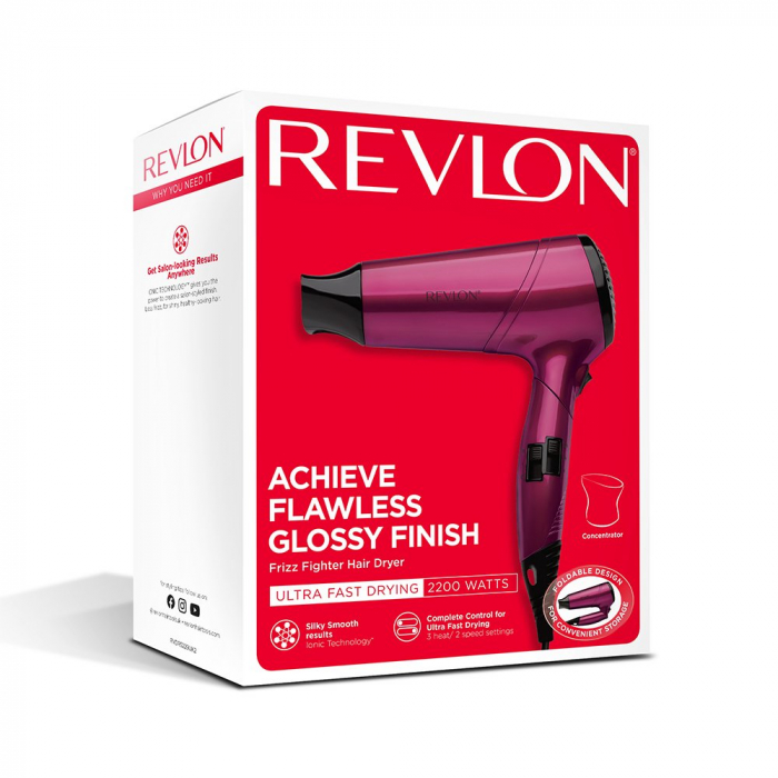 Uscator de par REVLON Frizz Fighter RVDR5229E21, 2 viteze, 3 trepte de temperatura [5]