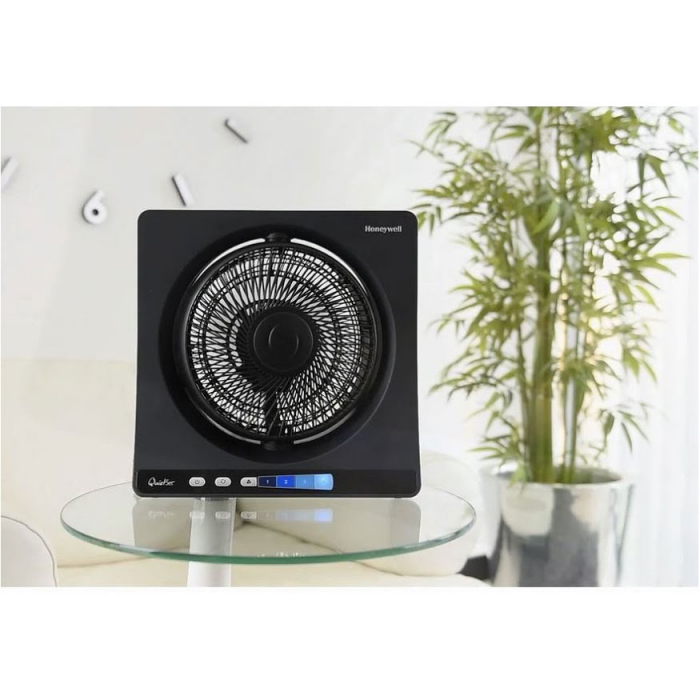 Ventilator de birou Honeywell HT354E, 4 viteze, 33 cm, zgomot redus, Negru [4]