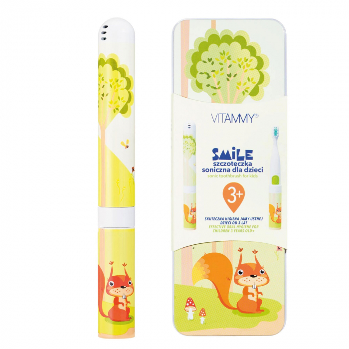 Periuta de dinti electrica VITAMMY Smile, Animatie Veverita [4]