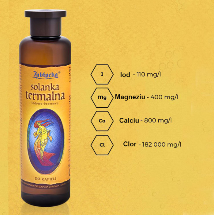 Apa salina termala Zablocka, iodine-bromine 950 ml [5]