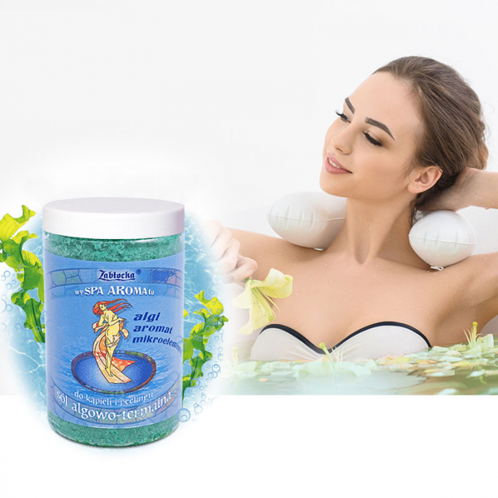 Sare termala cu alge Zablocka pentru baie si peeling, 400 g [6]