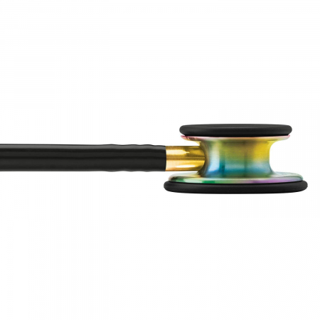 Stetoscop 3M Littmann Classic III 5870, utilizare adulti si copii, Negru/Curcubeu [5]