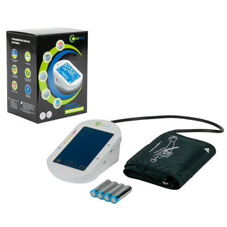 Tensiometre electronice - Tensiometru digital automat VitalMed Premium BP660A, memorare 2 utilizatori, functie AFIB, senzor miscare si senzor pozitionare corecta a mansetei, clasificarea tensiunii pe afisaj, manseta 22 - 42 cm