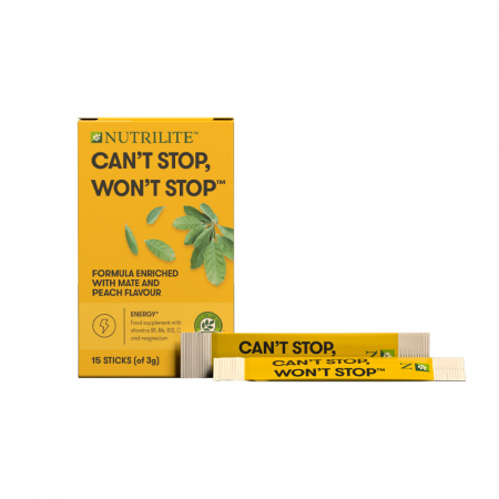 Supliment alimentar Amway NUTRILITE Can’t Stop Won’t Stop - Fii de neoprit, 45 g, 15 pliculete [0]