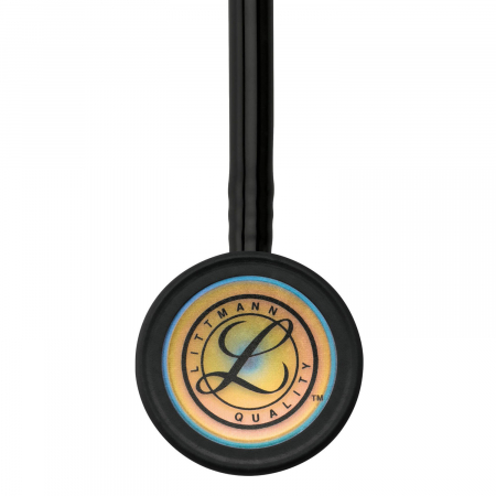 Stetoscop 3M Littmann Classic III 5870, utilizare adulti si copii, Negru/Curcubeu [4]