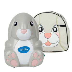 Aparat aerosoli cu compresor Sanity Baby Inhaler, Suzeta inhalator inclusa, Ideal pentru cadouri [0]