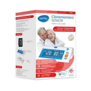 Tensiometru de brat Sanity Senior, 120 seturi de memorie, tehnologie FDS, produs validat clinic [2]