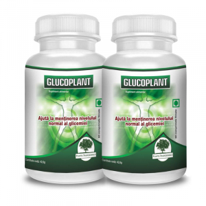 GLUCOPLANT supliment nutritiv adjuvant in remediu diabetului, 2 x 60 comprimate [0]