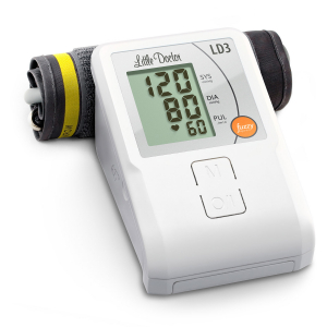 Tensiometru electronic de brat Little Doctor LD3, Afisaj LCD, Memorare 90 de valori, Alb [0]