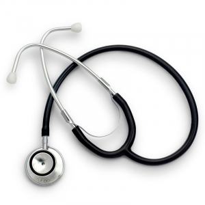 Stetoscop Little Doctor LD Prof I, stetoscop metalic utilizabil pe ambele parti, diafragma mare, Negru/Inox [1]
